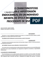 Un Caso de Craneosinostosis Prematura e Hipertensión Endocraneal en un individuo infantil de época Medieval procedente de Sevilla.