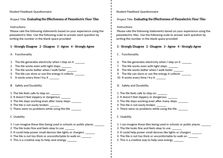 Student Feedback Questionnaire | PDF | Chess Openings | Chess