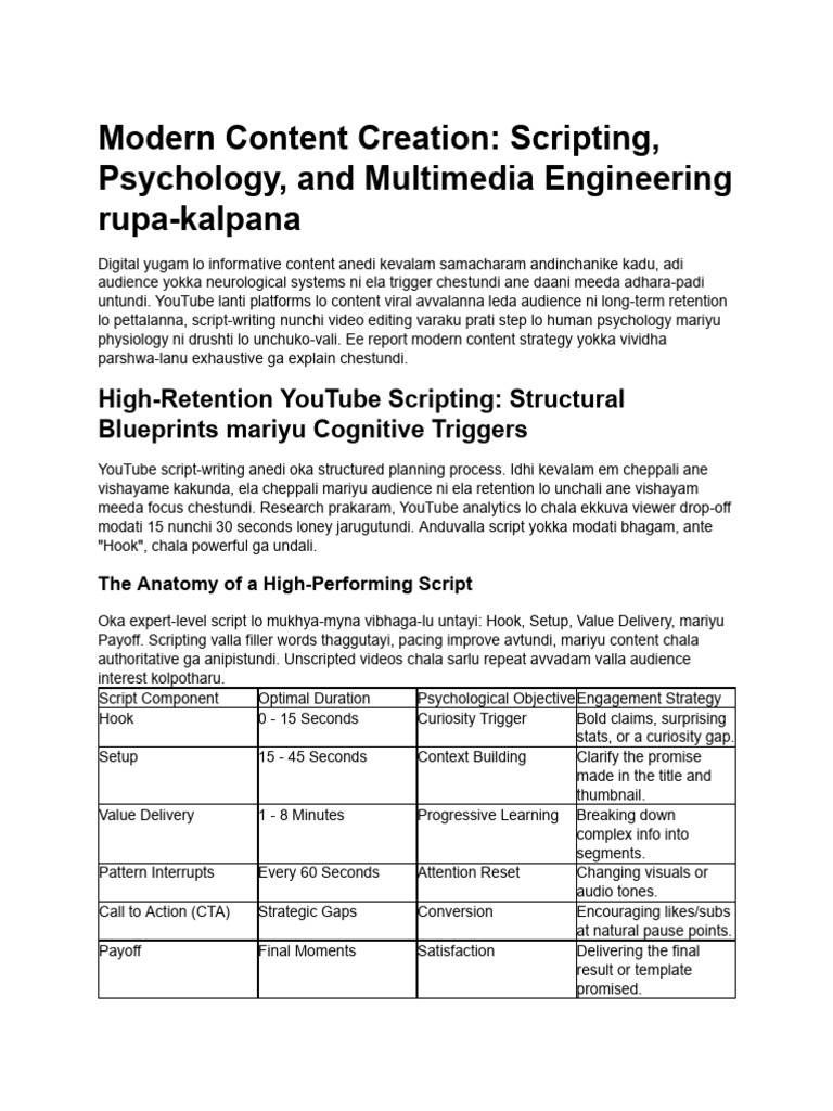 Engaging Content Creation Tips | PDF | Neural Oscillation | Emotions