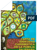 Carta de La Identidad Carismática de La Familia Salesiana de Don Bosco