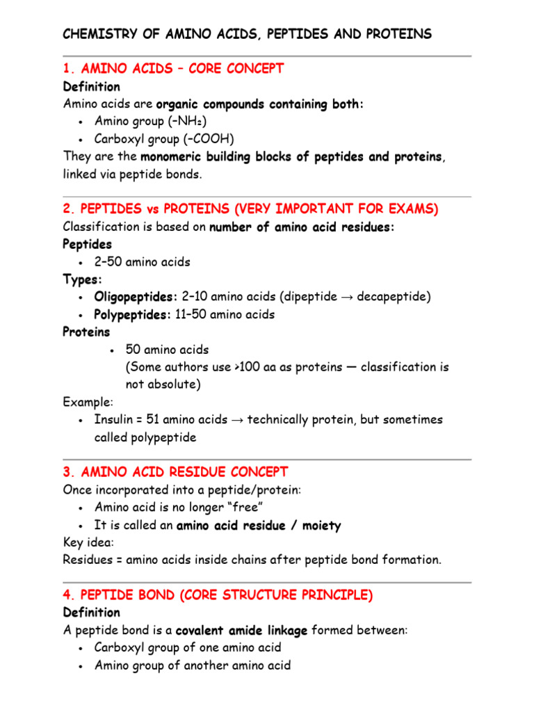Chemistry of Amino Acids | PDF | Amino Acid | Proteins