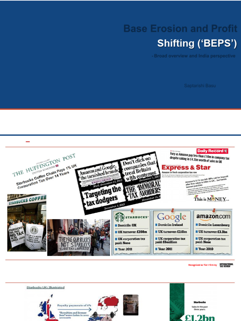 2017.05.03_BEPS Overview and India Perspective | PDF | Tax Treaty | Tax ...