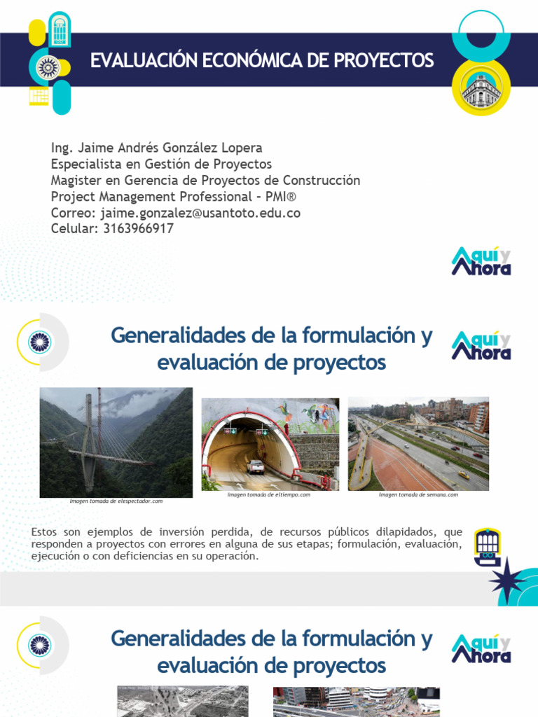 Sesión 1 - Evaluación Económica de Proyectos (1) | PDF | Oferta y ...