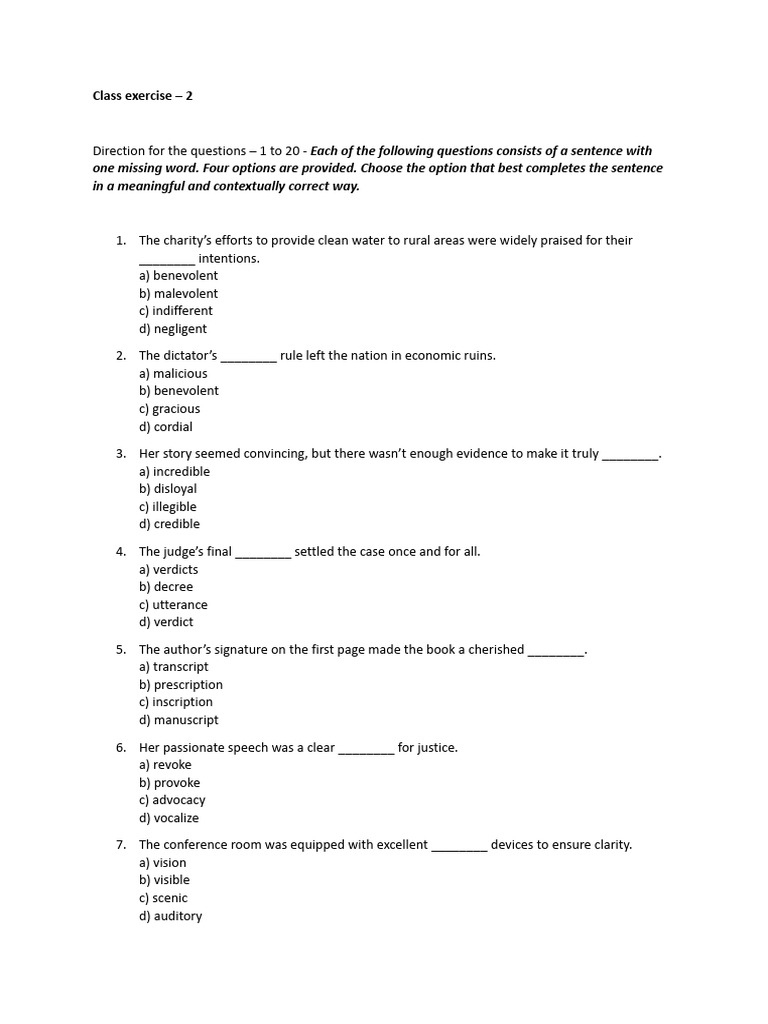 Practice Worksheet Lexicon | PDF