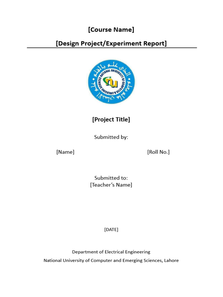 DLD Project Report Template (2) | PDF | Applied Mathematics | Computing