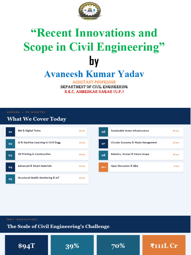 Civil_Engineering_Innovations_Expert Talk | PDF | Building Information ...