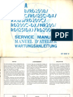 Yamaha RD 125-200 B-C-DX '74 Service Manual