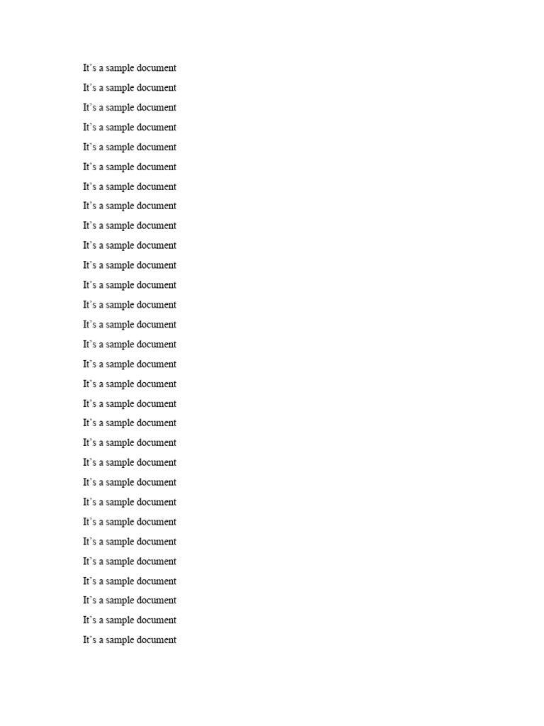 Sample Document Exaple Part 10 | PDF