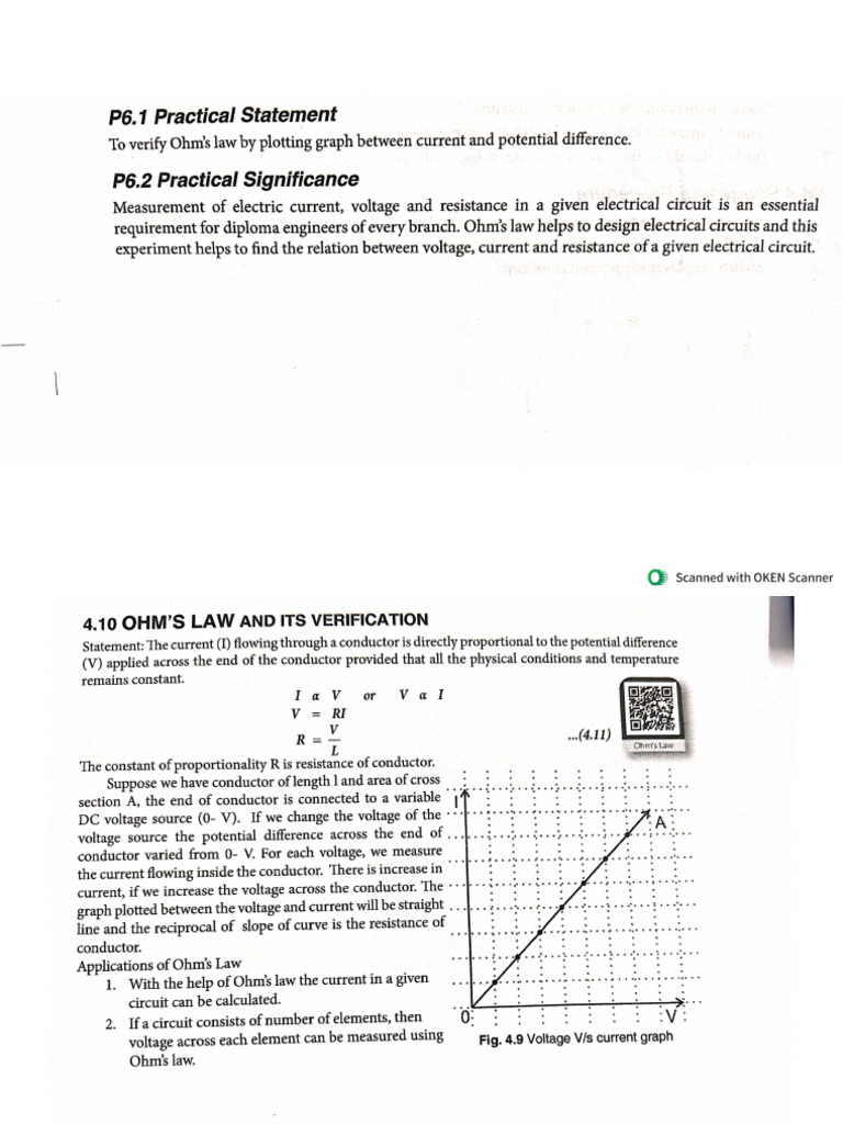 Applied Physics II Practical(6 10) | PDF
