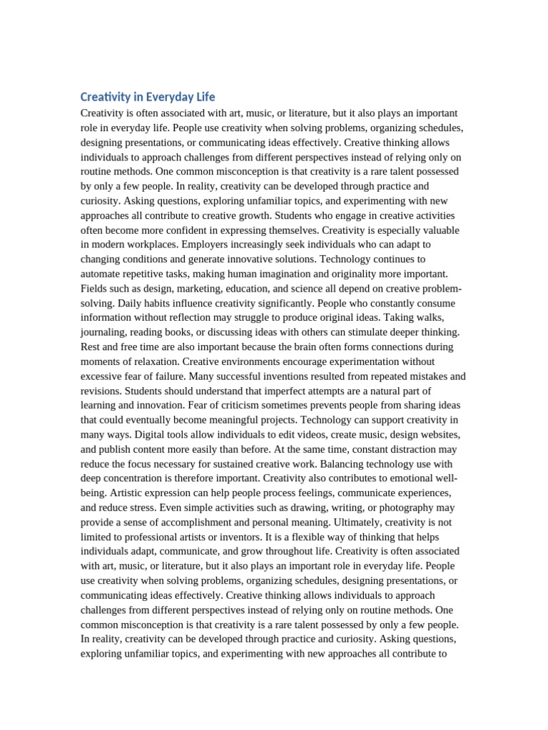 file_3 | PDF | Creativity | Behavior Modification