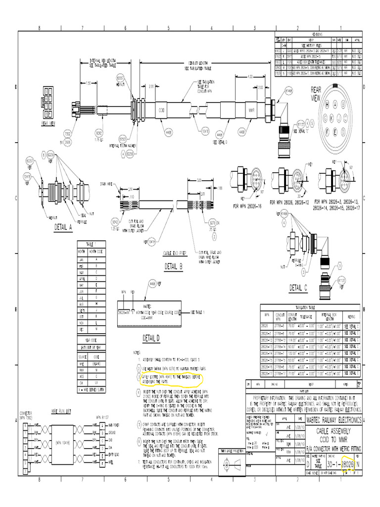 Mmr Cable - Wpn 28026p | PDF