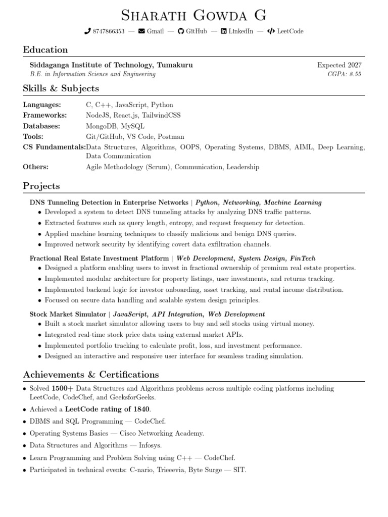 resume (4) | PDF | Databases | Web Development