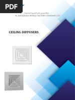 TLF-AA Laminar Flow Diffuser Specs | PDF | Duct (Flow) | Equipment