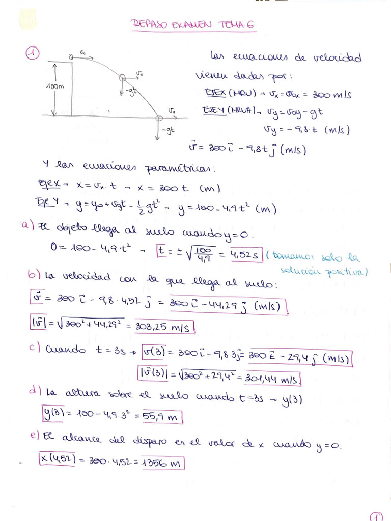 Repaso Tema 6 Resuelto | PDF
