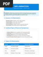 Inflammatory Response Flowchart | PDF | Inflammation | Medicine