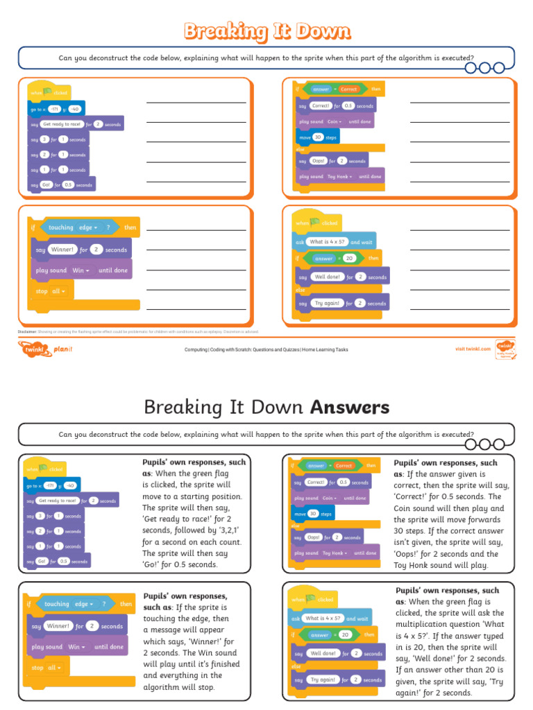 Scratch Page 2 | PDF | Scratch (Programming Language)
