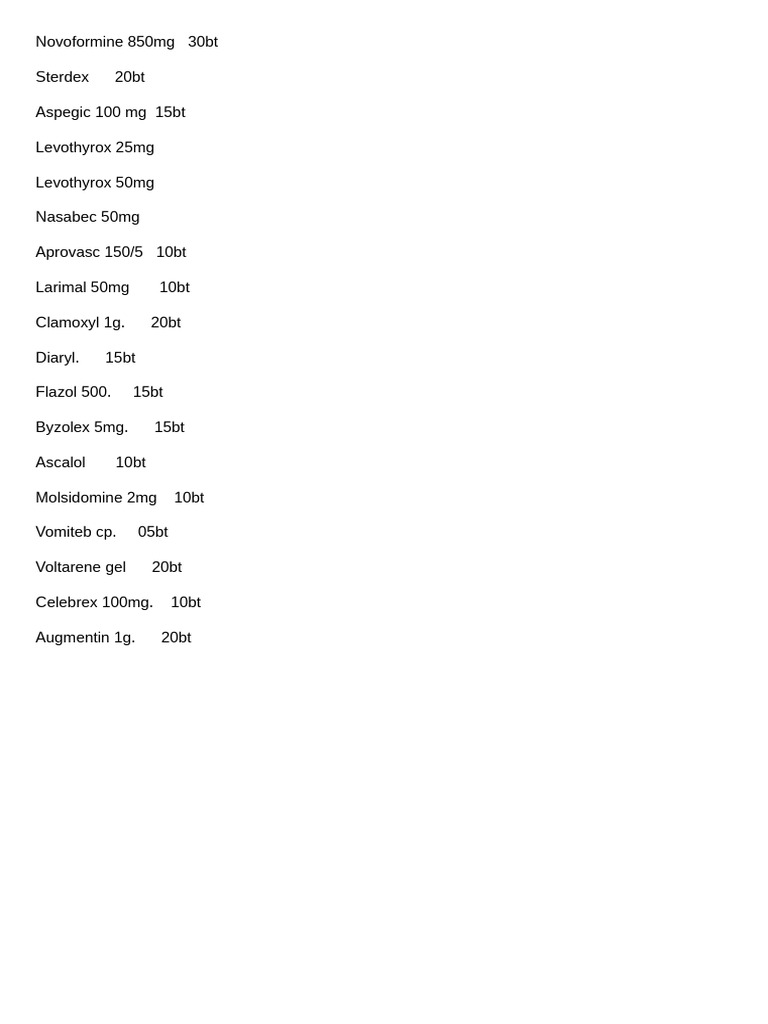 Novoformine 850mg 30bt | PDF