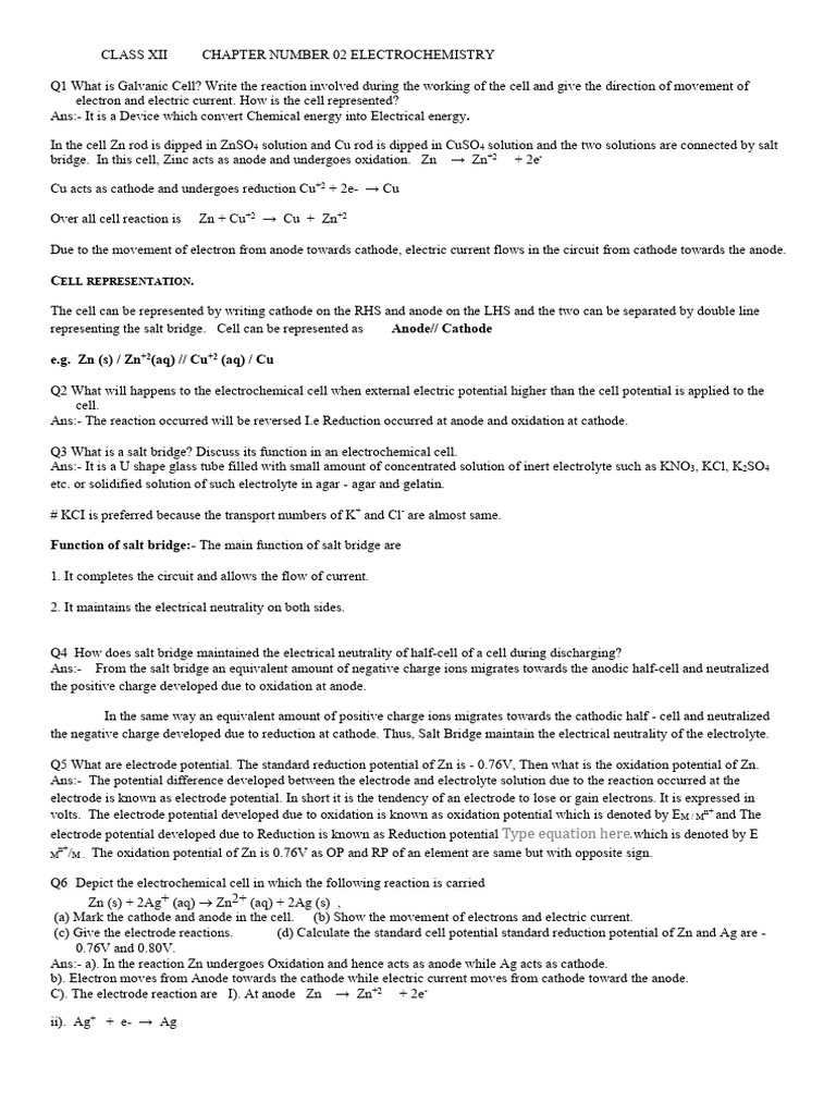 Electrochemistry 01 | PDF | Electrochemistry | Redox