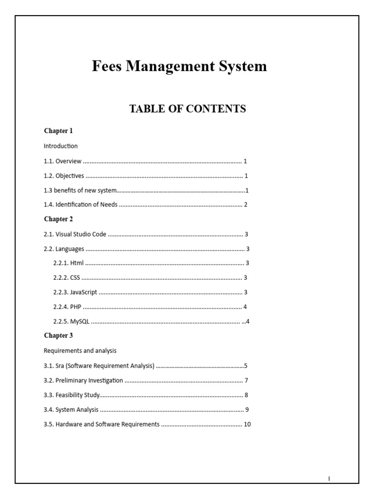 Fees Management System | PDF | World Wide Web | Internet & Web