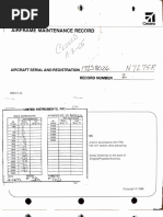 Aircraft Maintenance Logbook Template | PDF