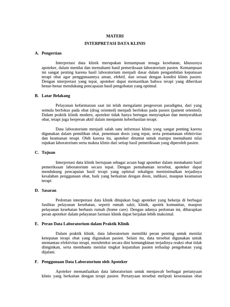 Interpretasi Data | PDF