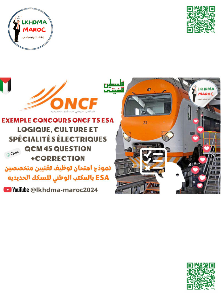 1007047624 Exemple Concours Oncf 1 | PDF