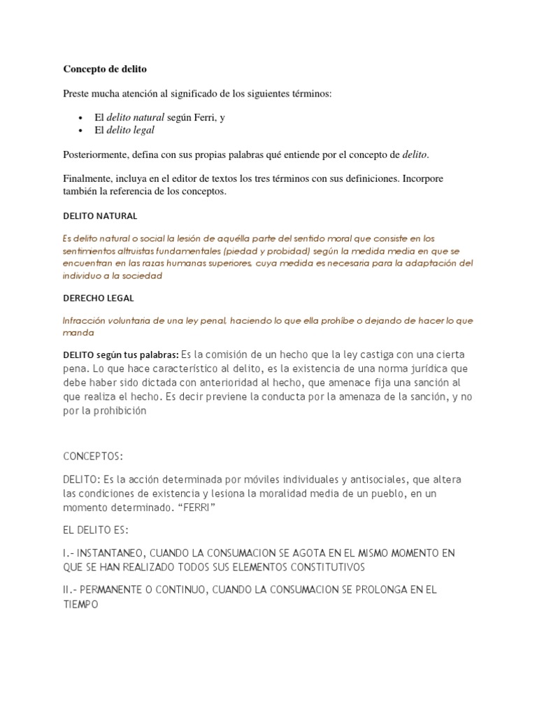 DELITO | PDF | Ciencias sociales