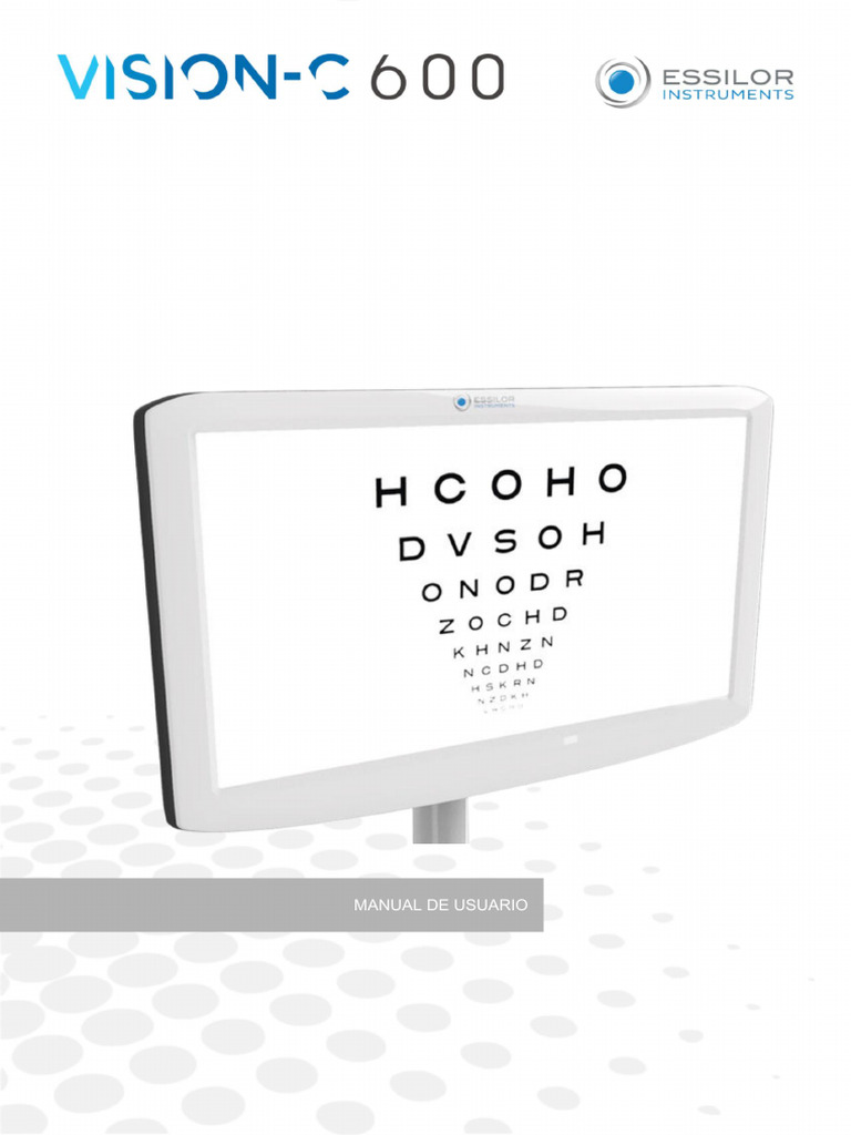 Vision C 600 User Manual US (1) | PDF | Diodo emisor de luz | Enchufes ...