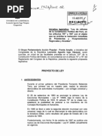 PL01426160812 Ley reforma constitucional no reelección INGA
