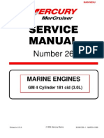 Mercruiser 4 Cyl 3.0 Service Manual