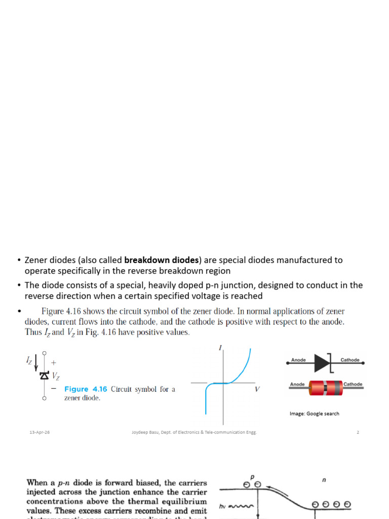 Basic Electronics-3 (Diodes) | PDF | Diode | Electronics