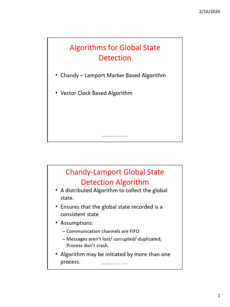 Chandy Lamport Printout | PDF | Algorithms | Algorithms And Data Structures