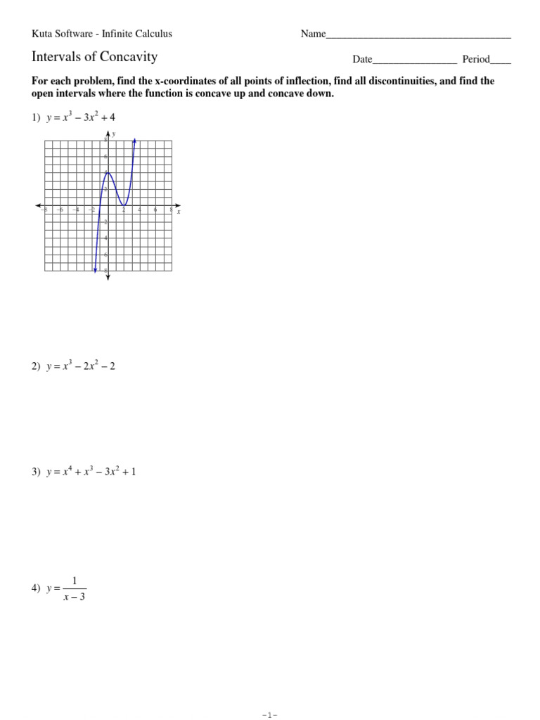 04 - Intervals of Concavity-1-2 | PDF | Mathematics | Mathematical Concepts