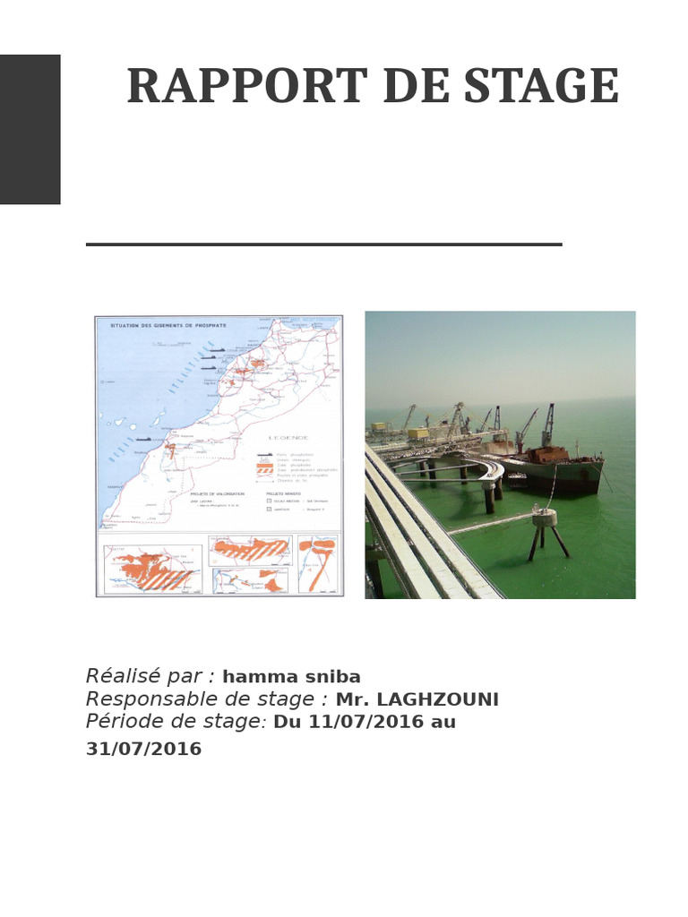 RAPPORT DE STAGE (HAMMA Snayba) - 1 | PDF | Automate programmable ...