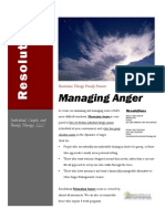 Anger Management Flier