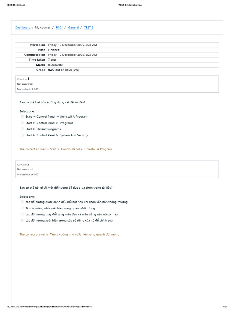 TEST 2_ Attempt Review | PDF