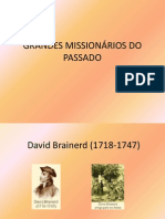 Grandes Missionários Do Passado