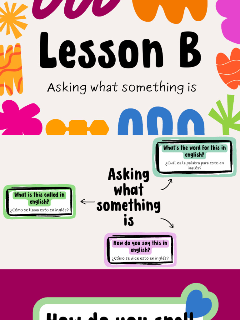 Unit 3 Lesson b and c | PDF | Numero Gramatical | Semántica