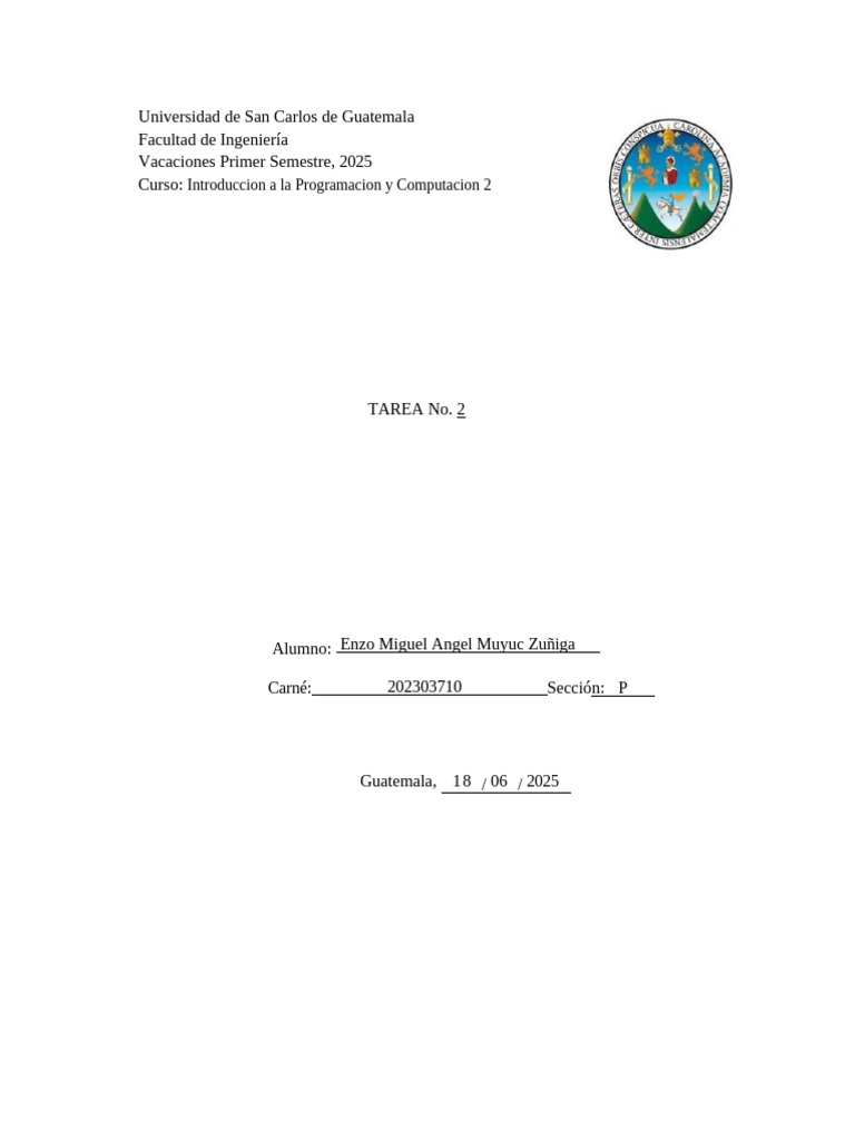 tarea 2 ipc2 | PDF
