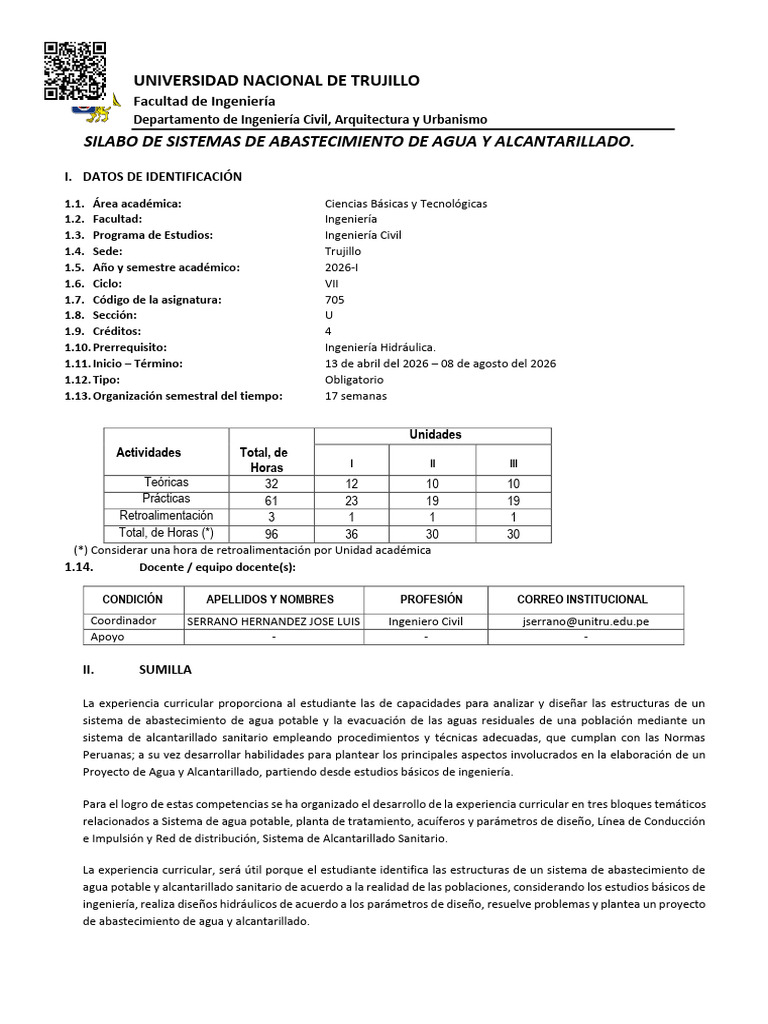 SISTEMAS DE ABASTECIMIENTO DE AGUA Y ALCANTARILLADO | PDF | Evaluación ...