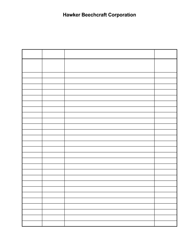 7.-Log of Temporary Revisions | PDF