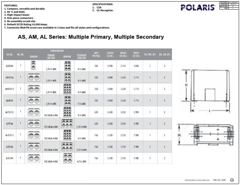 POL_AS-AM-AL Series Multiple Primary- Multiple Secondary_MCH_ProDraw | PDF