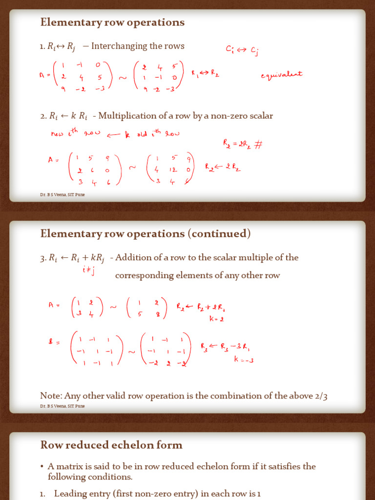 Matrices and Linear System of Equations -1 (2) | PDF | Matrix ...