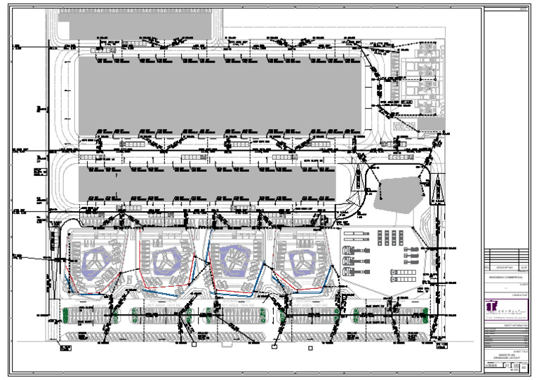 241023-M-100 Mass Plan - Drainage Layout a1 | PDF