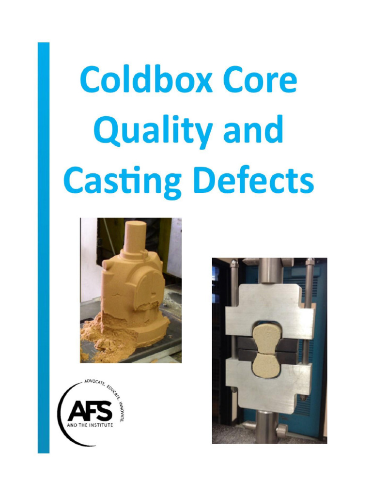 Core - Coldbox Core Quality and Casting Defects | PDF | Strength Of ...