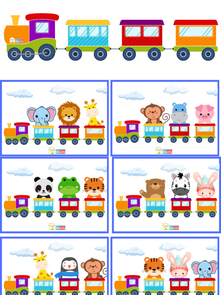 Tren Con Animalitos - Infanity & La_casita_educativa | PDF