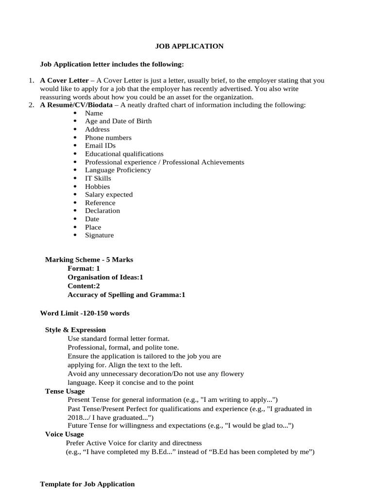 Job Application Edited | PDF | Résumé