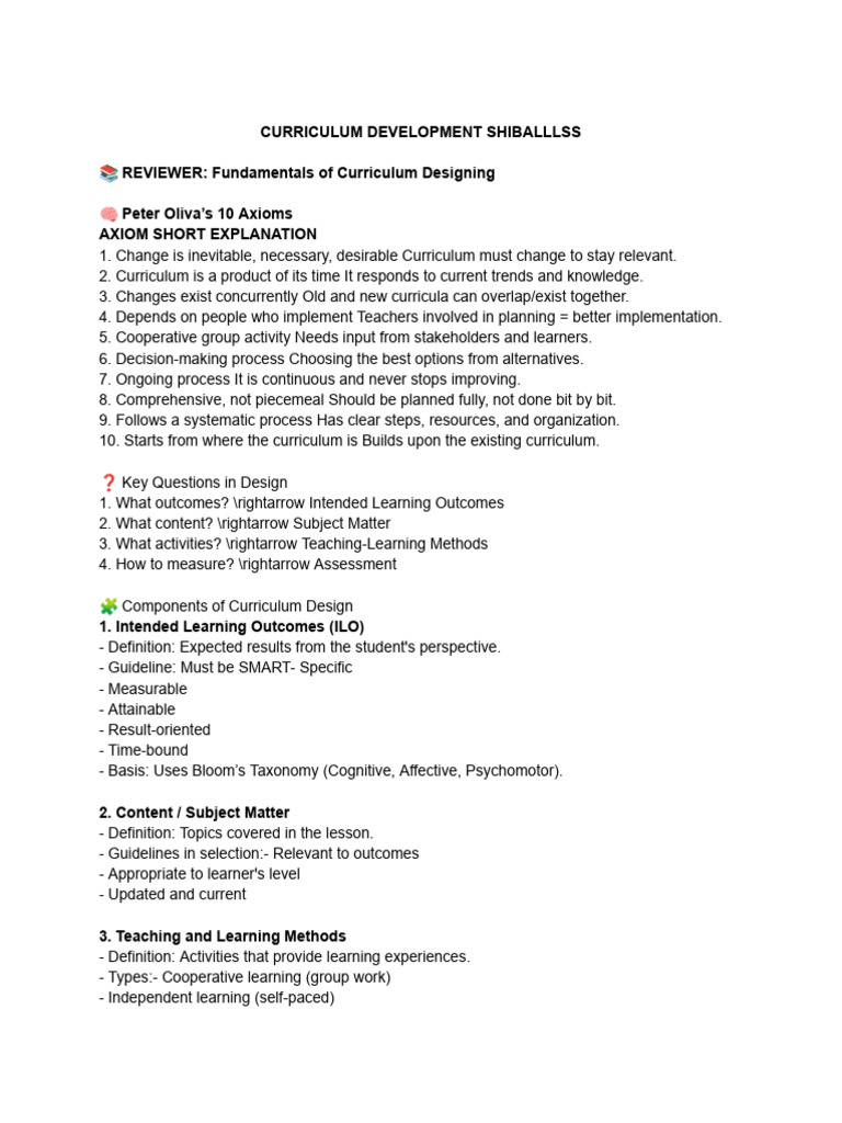 cur-dev.-1 | PDF | Curriculum | Learning