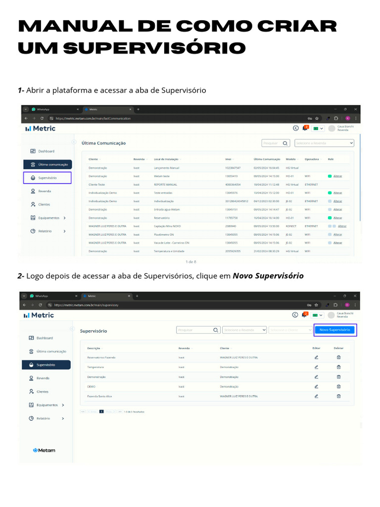 Manual de Como Criar Um Supervisório | PDF