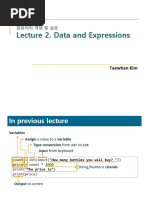 Thonny Python Arithmetic Basics | PDF | Computer Program | Programming